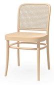 811 Chair by Ton, Frame and Seat Finish: Natural Beech, Back Finish: Natural Cane. Supplied Fully Assembled